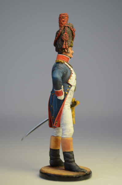 Оловянный солдатик коллекционный покрас 54 мм.