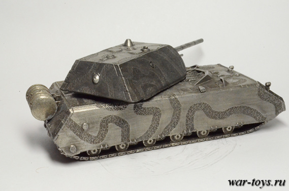 Масштабная модель танка 1/72. Материал оловянный сплав.