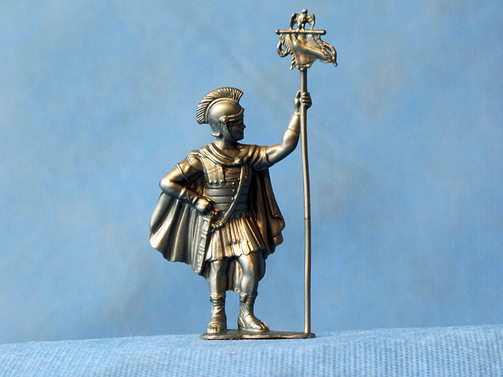 Римские легионеры, набор из 8 фигур, пластик. Высота солдатиков 60 мм
