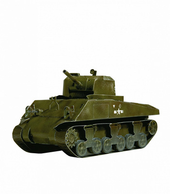 3D Пазл Танк M4A2 Sherman, масштаб 1/35